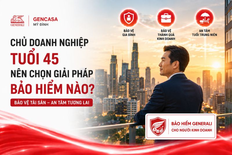 Chủ Doanh Nghiệp Tuổi 45 Nên Chọn Giải Pháp Bảo Hiểm Nào?