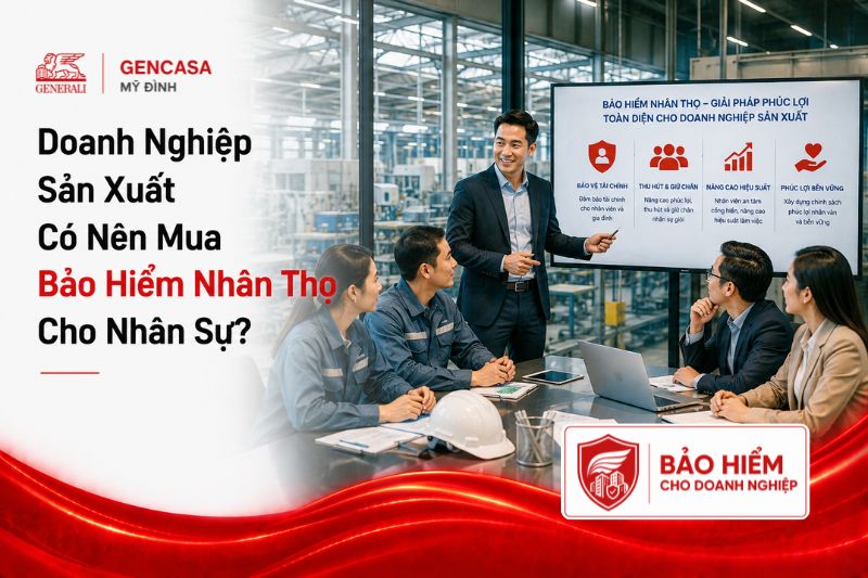 Doanh Nghiệp Sản Xuất Có Nên Mua Bảo Hiểm Nhân Thọ Cho Nhân Sự?