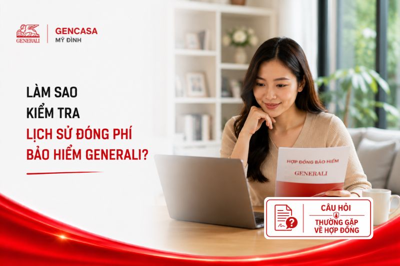Làm Sao Kiểm Tra Lịch Sử Đóng Phí Bảo Hiểm Generali?