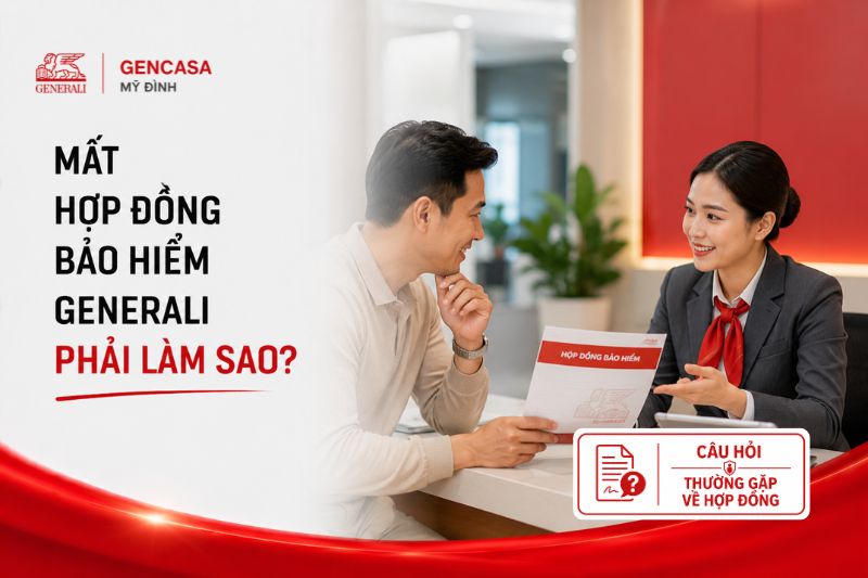 Mất Hợp Đồng Bảo Hiểm Generali Phải Làm Sao?
