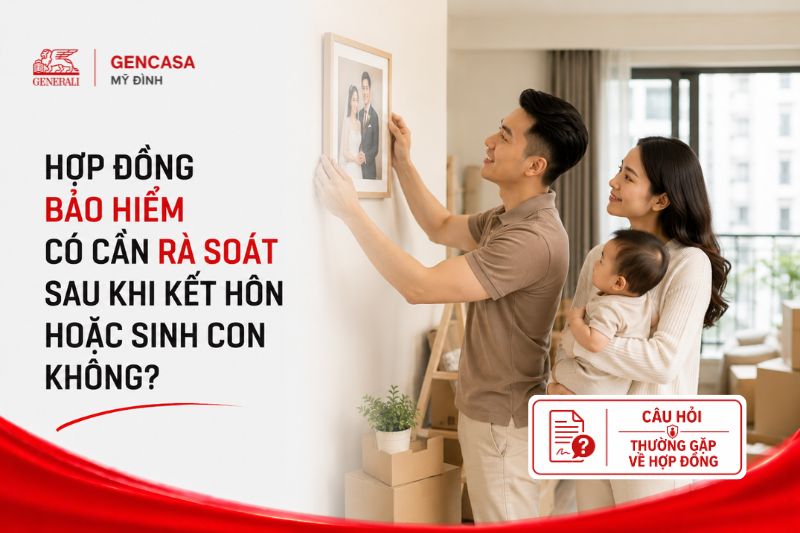 Hợp Đồng Bảo Hiểm Có Cần Rà Soát Sau Khi Kết Hôn Hoặc Sinh Con Không?