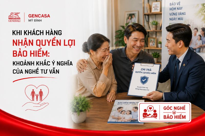 Khi Khách Hàng Nhận Quyền Lợi Bảo Hiểm: Khoảnh Khắc Ý Nghĩa Của Nghề Tư Vấn