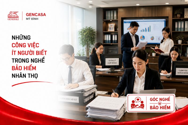 Những Công Việc Ít Người Biết Trong Nghề Bảo Hiểm Nhân Thọ