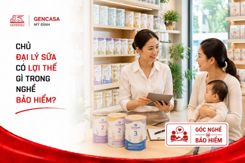 Chủ Đại Lý Sữa Có Lợi Thế Gì Trong Nghề Bảo Hiểm?