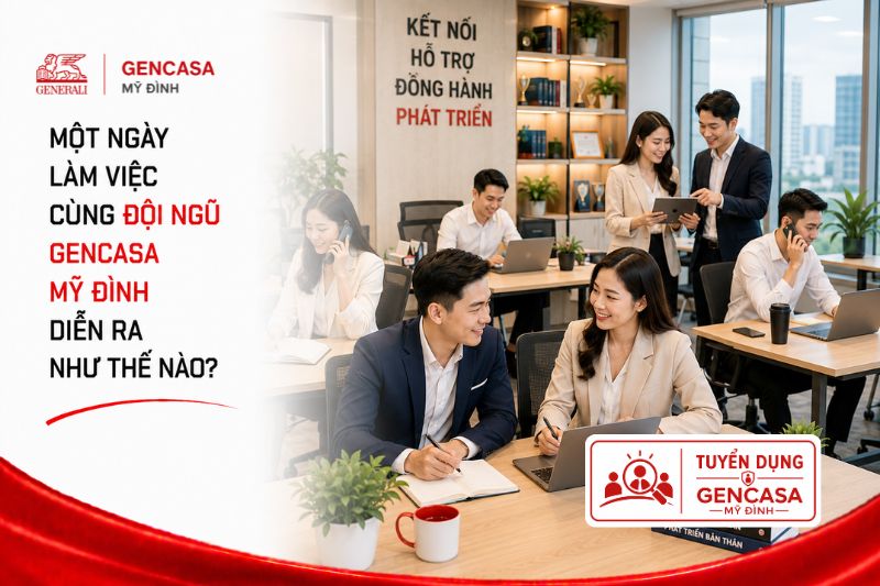 Một Ngày Làm Việc Cùng Đội Ngũ Gencasa Mỹ Đình Diễn Ra Như Thế Nào?