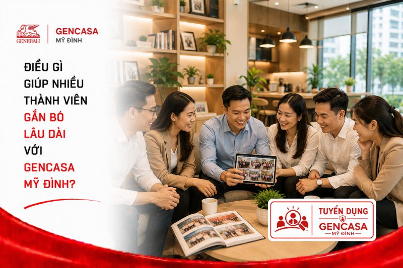 Điều Gì Giúp Nhiều Thành Viên Gắn Bó Lâu Dài Với Gencasa Mỹ Đình?