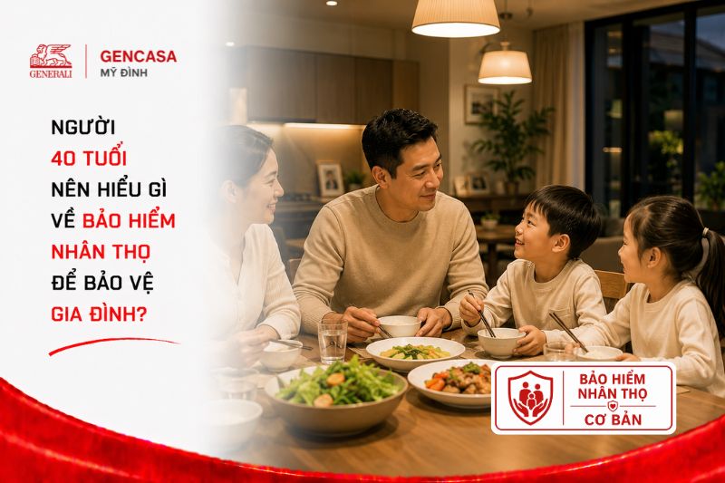 Người 40 Tuổi Nên Hiểu Gì Về Bảo Hiểm Nhân Thọ Để Bảo Vệ Gia Đình?