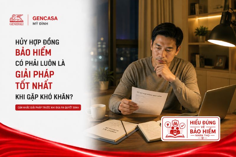 Hủy Hợp Đồng Bảo Hiểm Có Phải Luôn Là Giải Pháp Tốt Nhất Khi Gặp Khó Khăn?