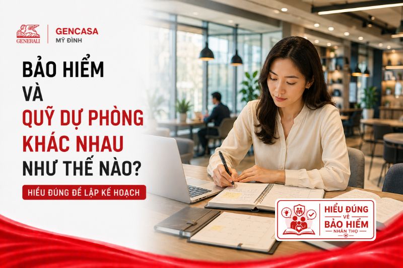 Bảo Hiểm Và Quỹ Dự Phòng Khác Nhau Như Thế Nào? Hiểu Đúng Để Lập Kế Hoạch