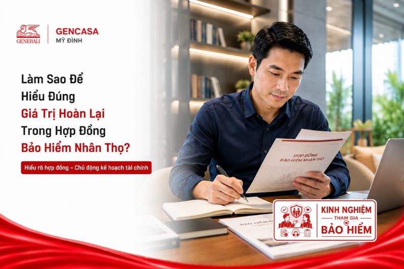 Làm Sao Để Hiểu Đúng Giá Trị Hoàn Lại Trong Hợp Đồng Bảo Hiểm Nhân Thọ?