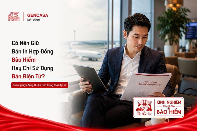 Có Nên Giữ Bản In Hợp Đồng Bảo Hiểm Hay Chỉ Sử Dụng Bản Điện Tử?