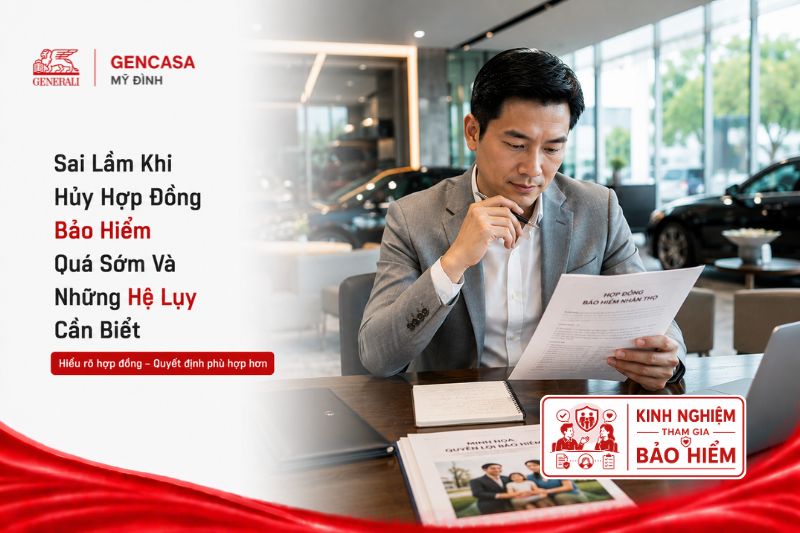 Sai Lầm Khi Hủy Hợp Đồng Bảo Hiểm Quá Sớm Và Những Hệ Lụy Cần Biết