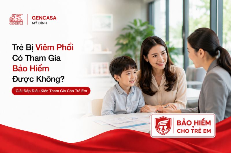 Trẻ Bị Viêm Phổi Có Tham Gia Bảo Hiểm Được Không?