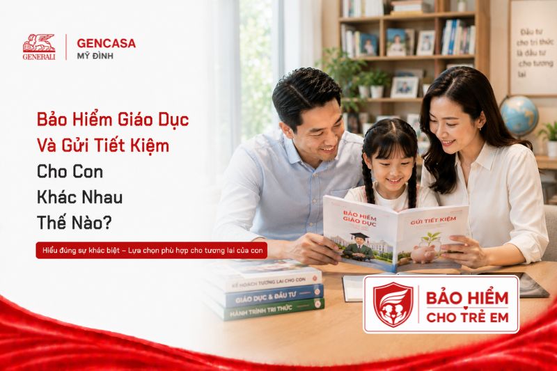 Bảo Hiểm Giáo Dục Và Gửi Tiết Kiệm Cho Con Khác Nhau Thế Nào?