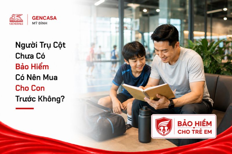 Người Trụ Cột Chưa Có Bảo Hiểm Có Nên Mua Cho Con Trước Không?