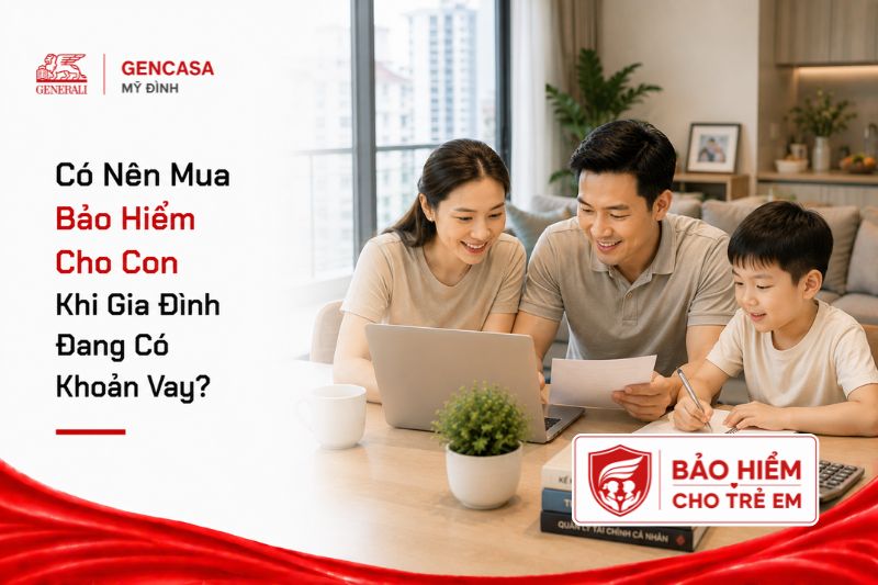 Có Nên Mua Bảo Hiểm Cho Con Khi Gia Đình Đang Có Khoản Vay?
