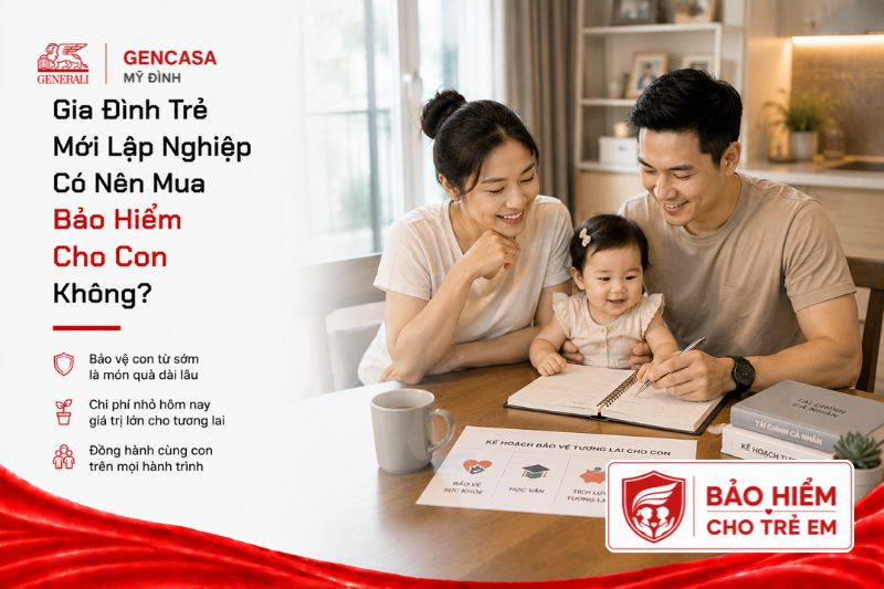 Gia Đình Trẻ Mới Lập Nghiệp Có Nên Mua Bảo Hiểm Cho Con Không?