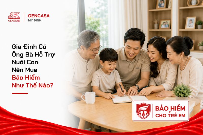Gia Đình Có Ông Bà Hỗ Trợ Nuôi Con Nên Mua Bảo Hiểm Như Thế Nào?