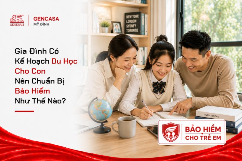 Gia Đình Có Kế Hoạch Du Học Cho Con Nên Chuẩn Bị Bảo Hiểm Như Thế Nào?