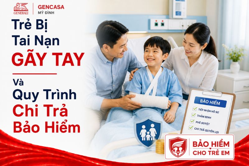 Trẻ Bị Tai Nạn Gãy Tay Và Quy Trình Chi Trả Bảo Hiểm