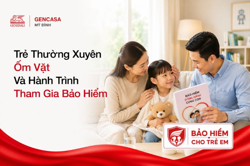 Trẻ Thường Xuyên Ốm Vặt Và Hành Trình Tham Gia Bảo Hiểm