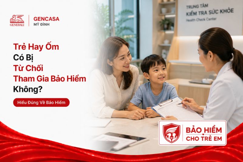 Trẻ Hay Ốm Có Bị Từ Chối Tham Gia Bảo Hiểm Không?