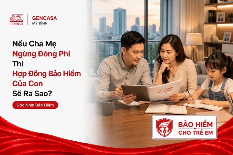 Nếu Cha Mẹ Ngừng Đóng Phí Thì Hợp Đồng Bảo Hiểm Của Con Sẽ Ra Sao?