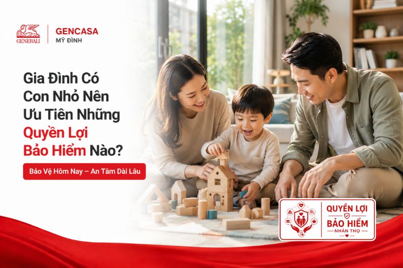 Gia Đình Có Con Nhỏ Nên Ưu Tiên Những Quyền Lợi Bảo Hiểm Nào?