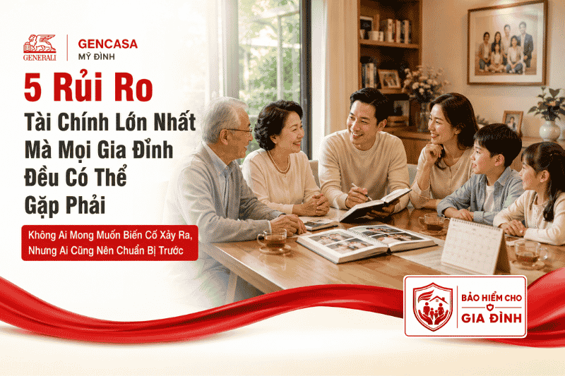 5 Rủi Ro Tài Chính Lớn Nhất Mà Mọi Gia Đình Đều Có Thể Gặp Phải