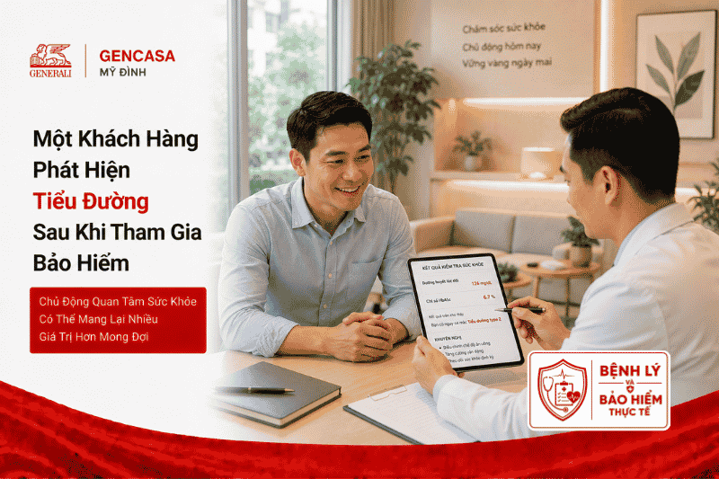 Một Khách Hàng Phát Hiện Tiểu Đường Sau Khi Tham Gia Bảo Hiểm