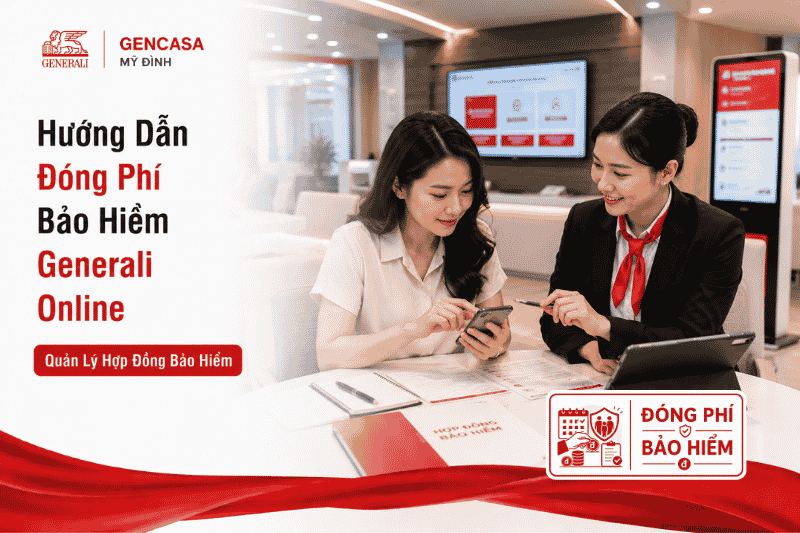 Hướng Dẫn Đóng Phí Bảo Hiểm Generali Online