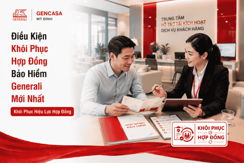 Điều Kiện Khôi Phục Hợp Đồng Bảo Hiểm Generali Mới Nhất Năm 2026