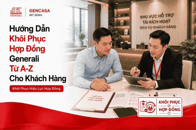 Hướng Dẫn Khôi Phục Hợp Đồng Generali Từ A-Z Cho Khách Hàng 2026