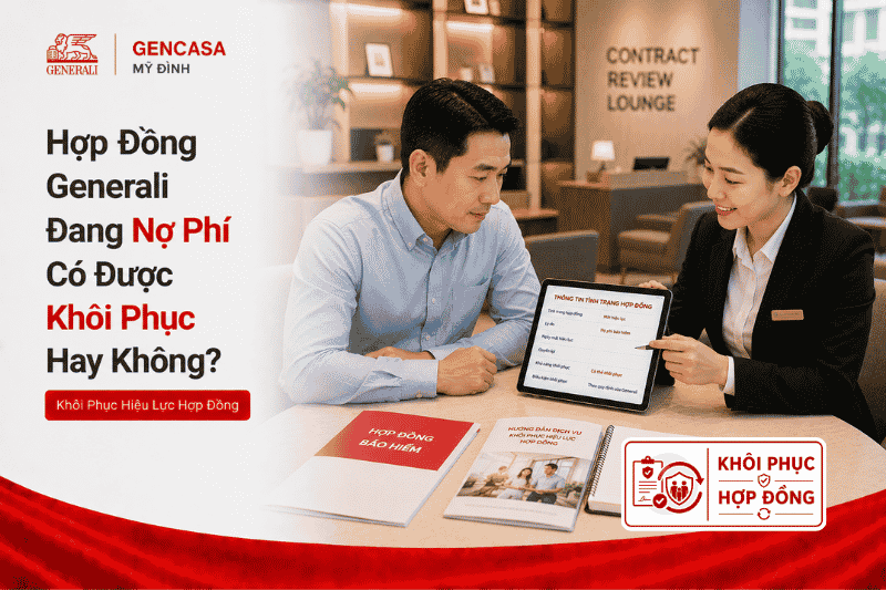 Hợp Đồng Generali Đang Nợ Phí Có Được Khôi Phục Hay Không?