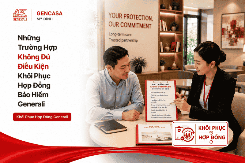 Những Trường Hợp Không Đủ Điều Kiện Khôi Phục Hợp Đồng Bảo Hiểm Generali