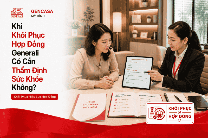 Khi Khôi Phục Hợp Đồng Generali Có Cần Thẩm Định Sức Khỏe Không?