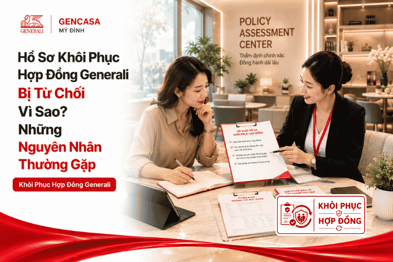 Hồ Sơ Khôi Phục Hợp Đồng Generali Bị Từ Chối Vì Sao? Những Nguyên Nhân Thường Gặp