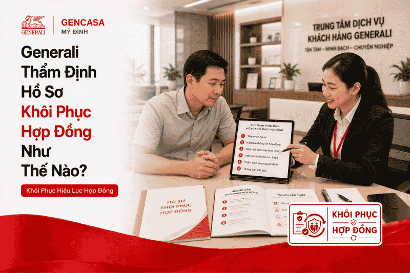 Generali Thẩm Định Hồ Sơ Khôi Phục Hợp Đồng Như Thế Nào?