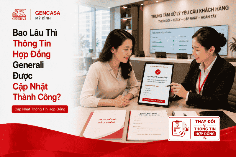 Bao Lâu Thì Thông Tin Hợp Đồng Generali Được Cập Nhật Thành Công?