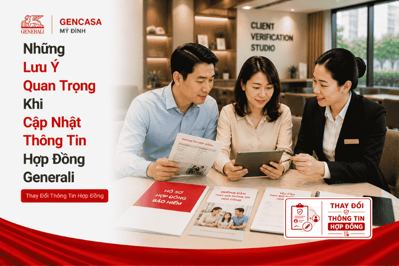 Những Lưu Ý Quan Trọng Khi Cập Nhật Thông Tin Hợp Đồng Generali Năm 2026