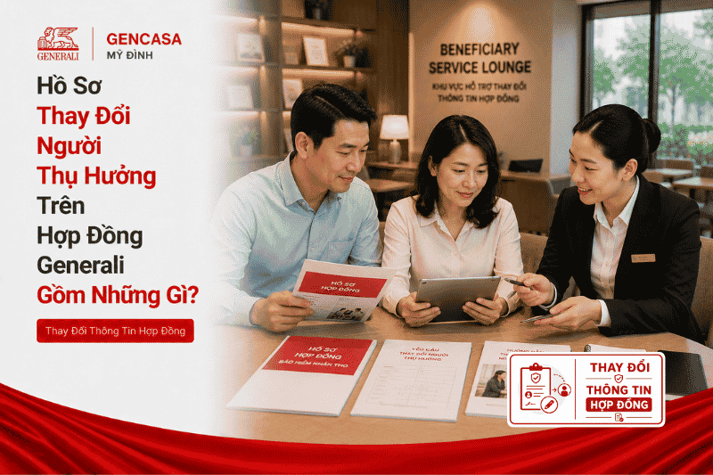 Hồ Sơ Thay Đổi Người Thụ Hưởng Trên Hợp Đồng Generali Gồm Những Gì?