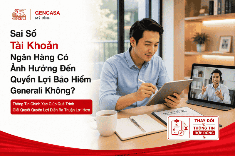 Sai Số Tài Khoản Ngân Hàng Có Ảnh Hưởng Đến Quyền Lợi Bảo Hiểm Generali Không?