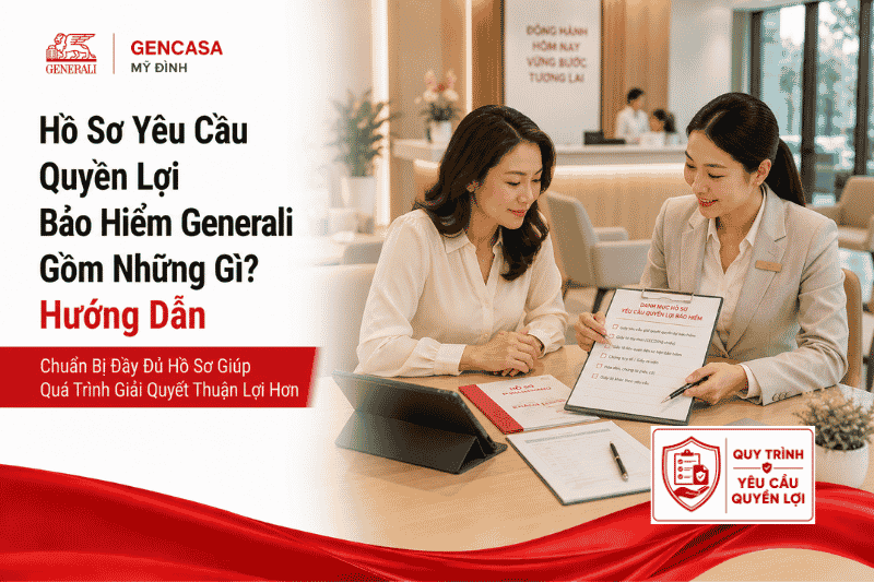 Hồ Sơ Yêu Cầu Quyền Lợi Bảo Hiểm Generali Gồm Những Gì? Hướng Dẫn 2026