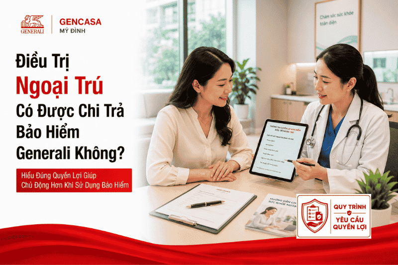 Điều Trị Ngoại Trú Có Được Chi Trả Bảo Hiểm Generali Không?