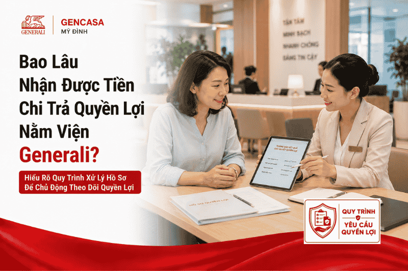 Bao Lâu Nhận Được Tiền Chi Trả Quyền Lợi Nằm Viện Generali?