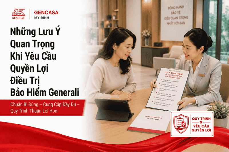 Những Lưu Ý Quan Trọng Khi Yêu Cầu Quyền Lợi Điều Trị Bảo Hiểm Generali