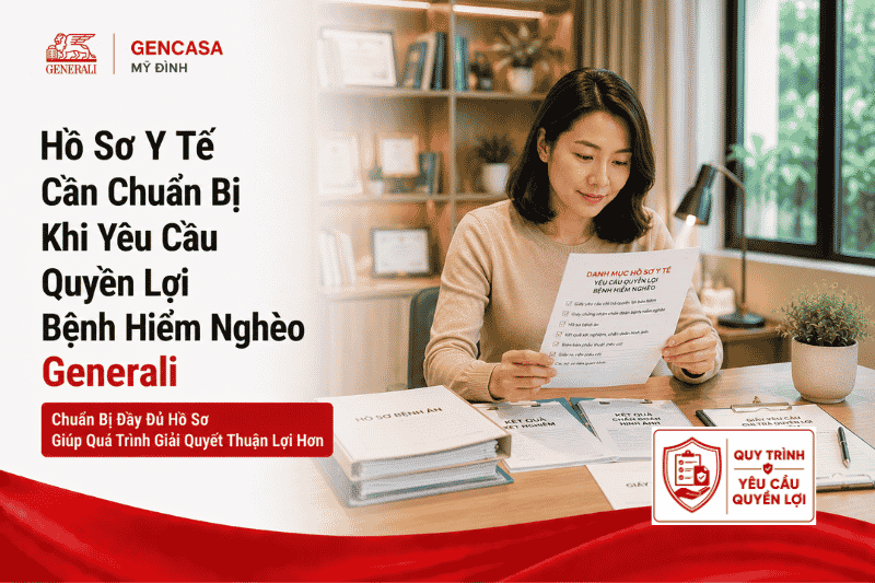 Hồ Sơ Y Tế Cần Chuẩn Bị Khi Yêu Cầu Quyền Lợi Bệnh Hiểm Nghèo Generali