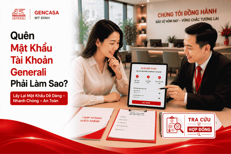 Quên Mật Khẩu Tài Khoản Generali Phải Làm Sao?