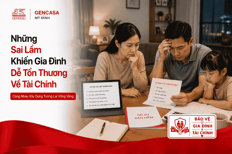 Những Sai Lầm Khiến Gia Đình Dễ Tổn Thương Về Tài Chính