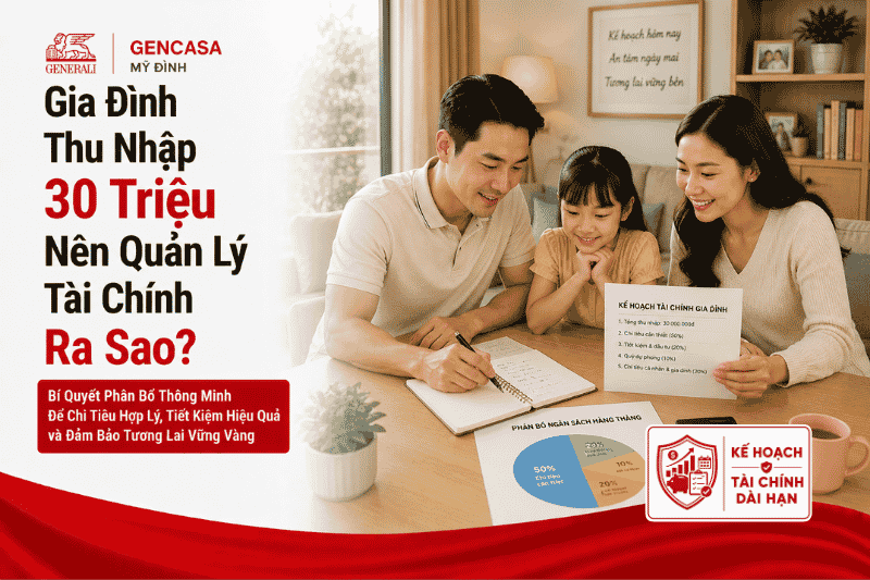 Gia Đình Thu Nhập 30 Triệu Nên Quản Lý Tài Chính Ra Sao?